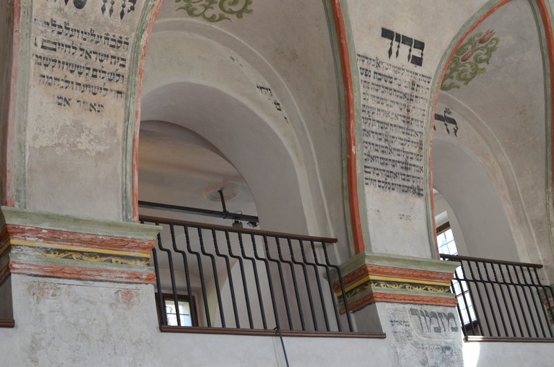 Interiér synagogy